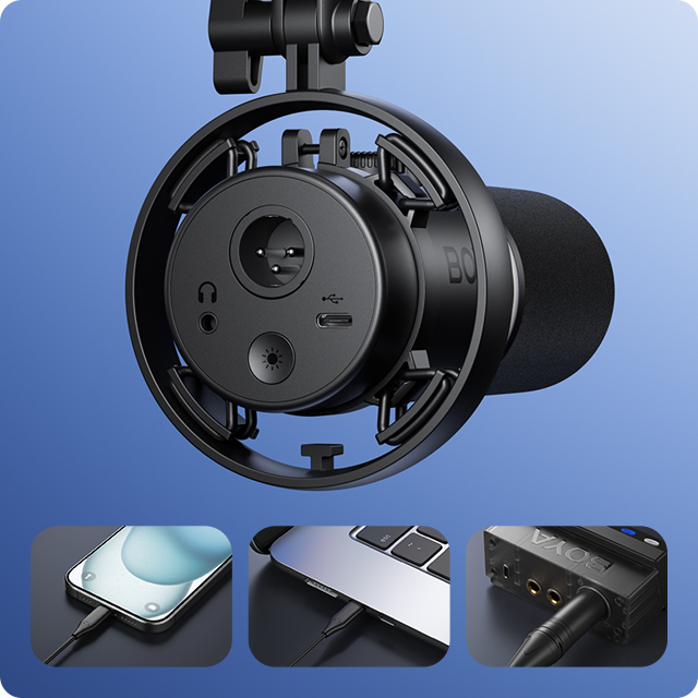 XLR/USB双模直连<br>广泛兼容