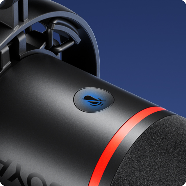 一键触控静音<br>即刻屏蔽干扰