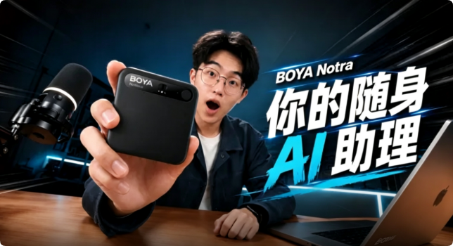 你的超强外挂来了！BOYA Notra深度测评！