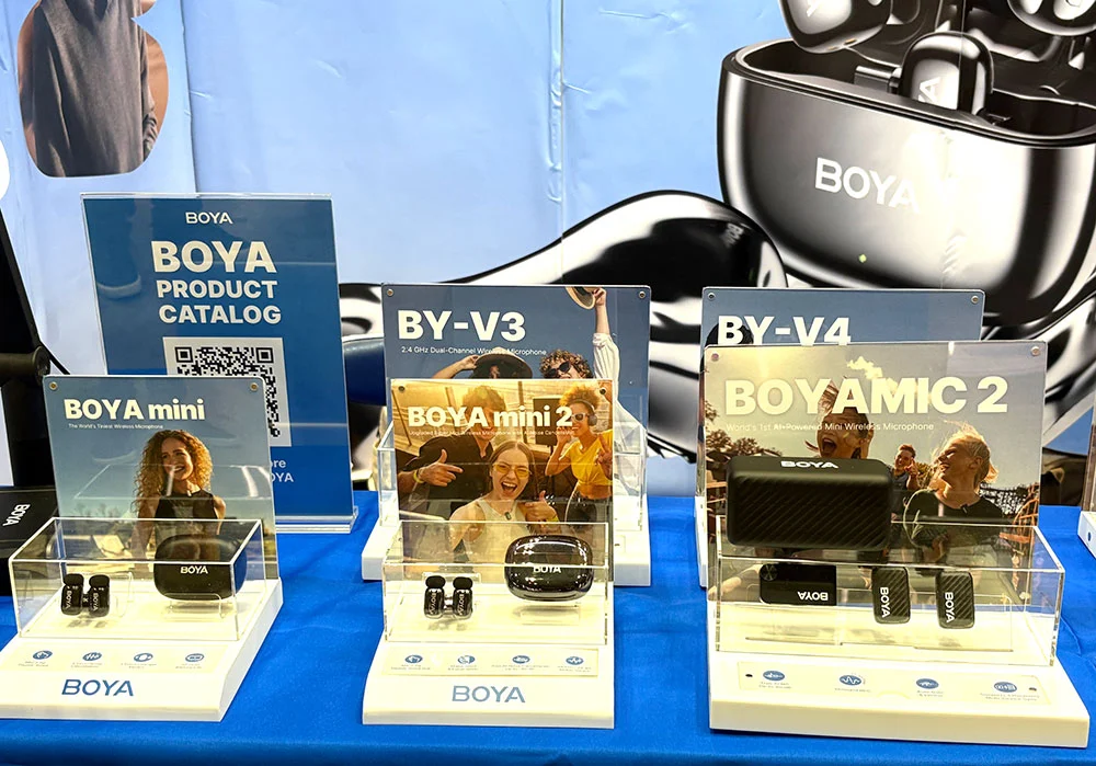 BOYA concluye con éxito su participación en Inter BEE 2025