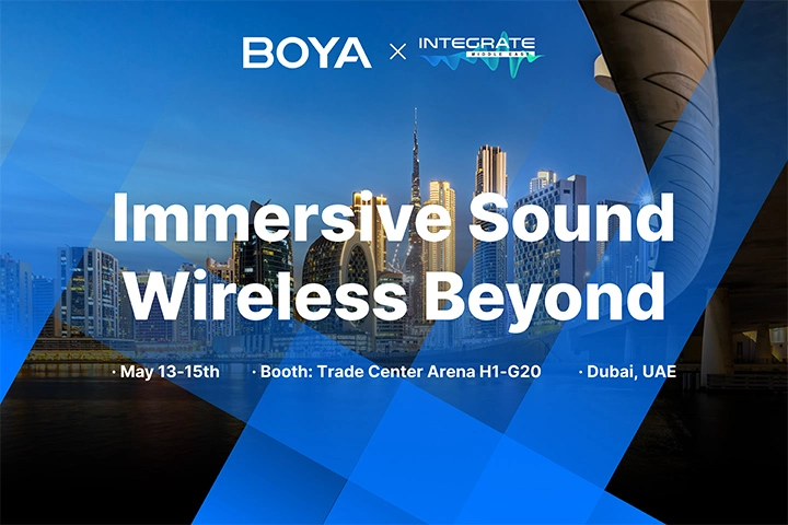 BOYA Brings the Sound, You Make the Magic at Integrate ME