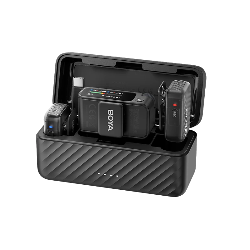 BOYA MIC 2 ワイヤレスマイク BOYAMIC 2 | Upgraded 3-in-1 Compact Wireless Microphone
