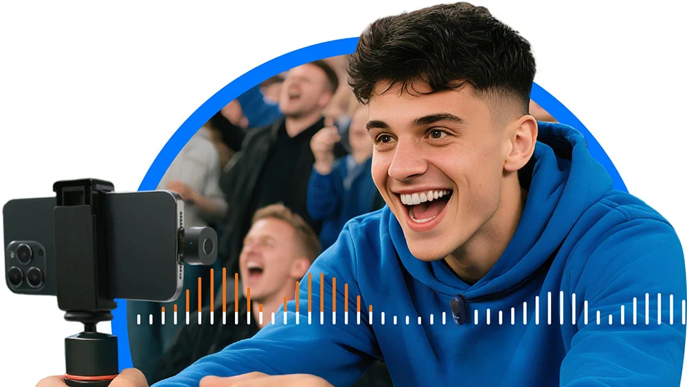 BOYA Magic can cancel ambient noise up to 40 dB deep, great for content creation in loud environments.