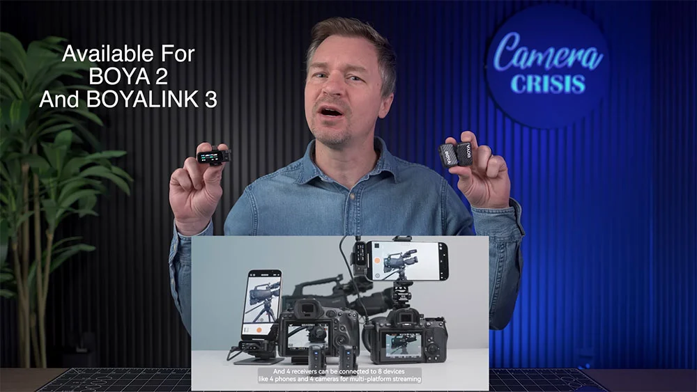 BOYA MIC2 2 TX &rarr; 4 RX &rarr; 8 Devices Setup