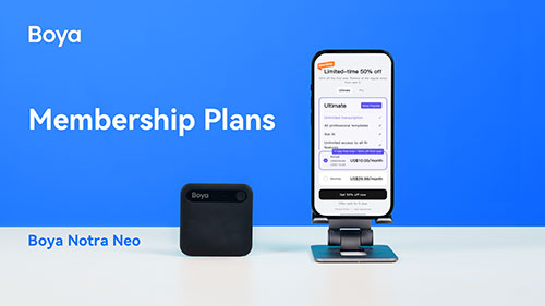 Boya Notra Neo | Membership Plans